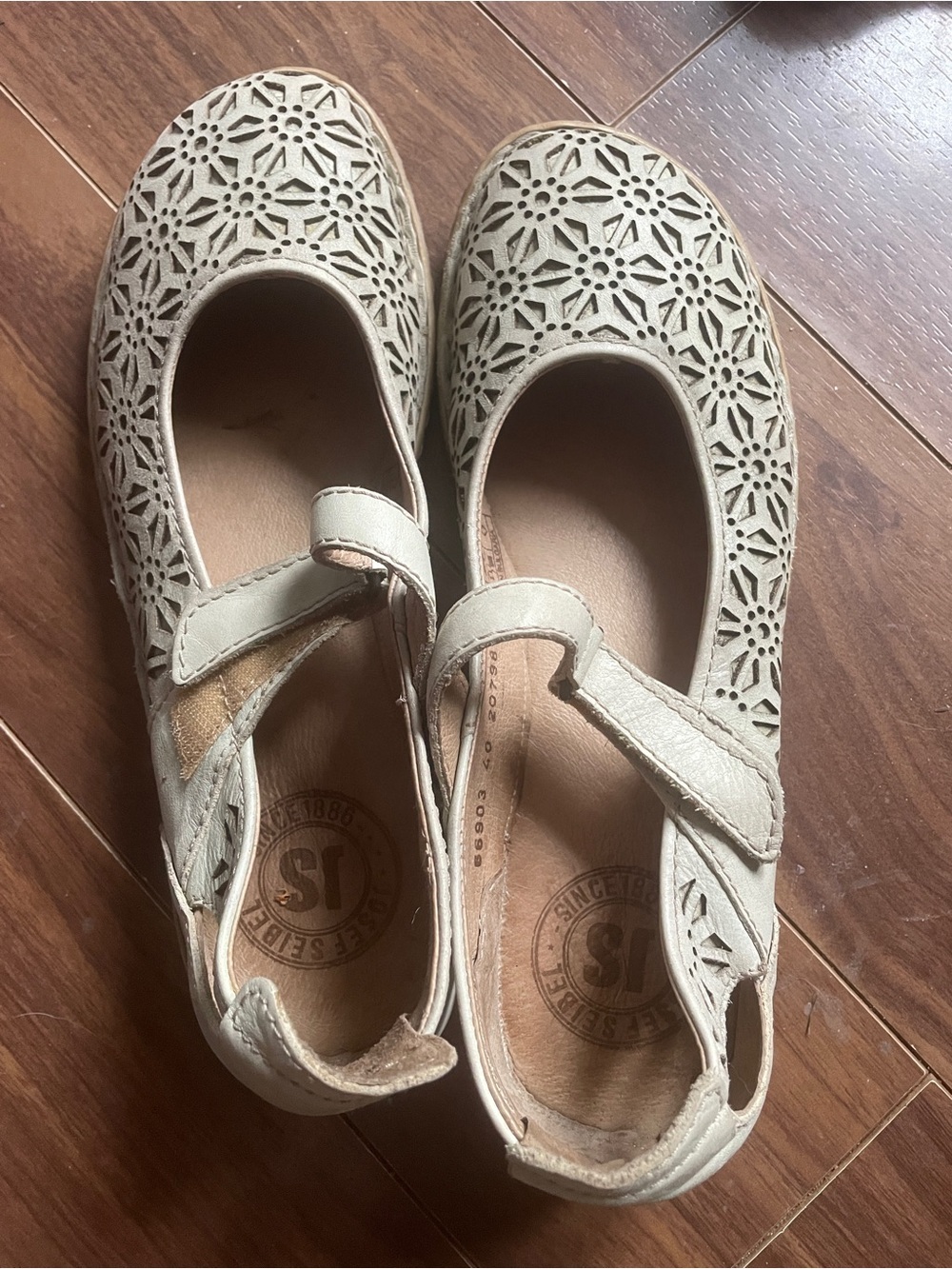 Joseph Seibel Tan Mary Jane Slip-On Shoe